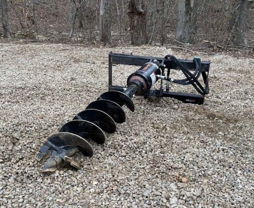 12" Post Auger attachment for rent in Greenville, MO