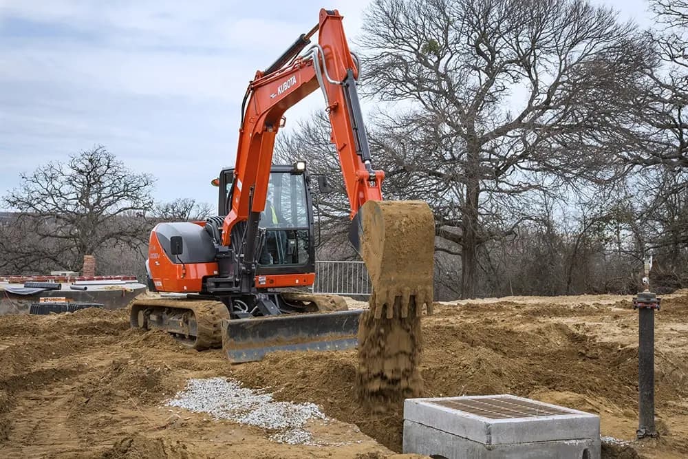2025 Kubota KX080 excavator for rent in Greenville, MO