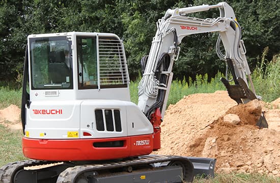 2025 Takeuchi TB257FR excavator for rent in Greenville, MO